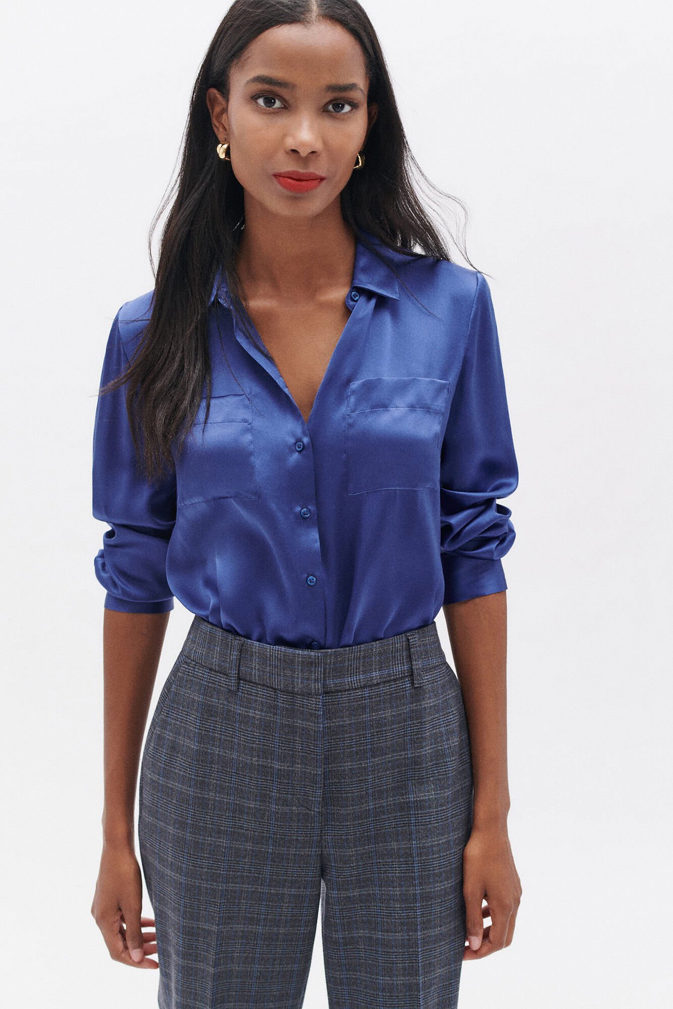 Camisas en on sale seda
