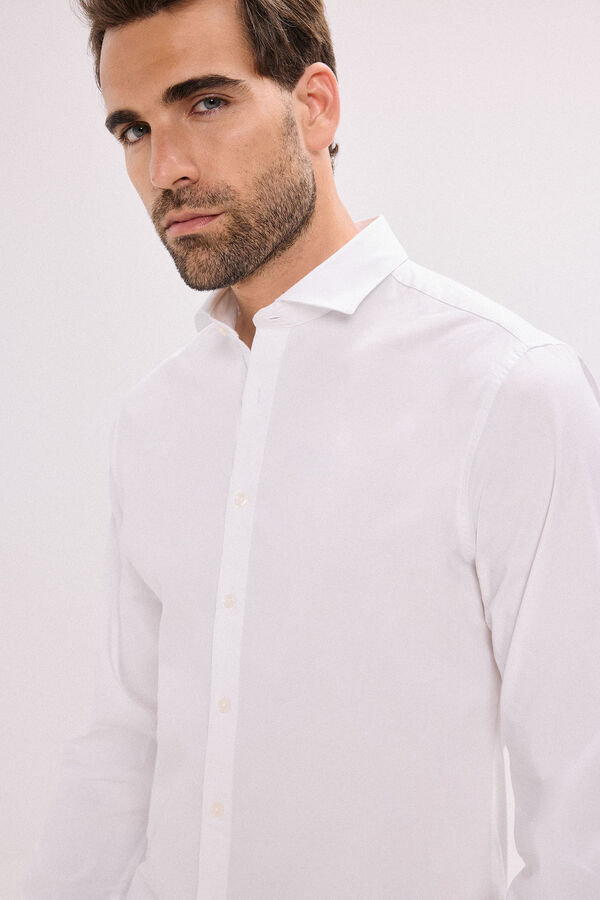 Jack & Jones Camisa slim fit Branco