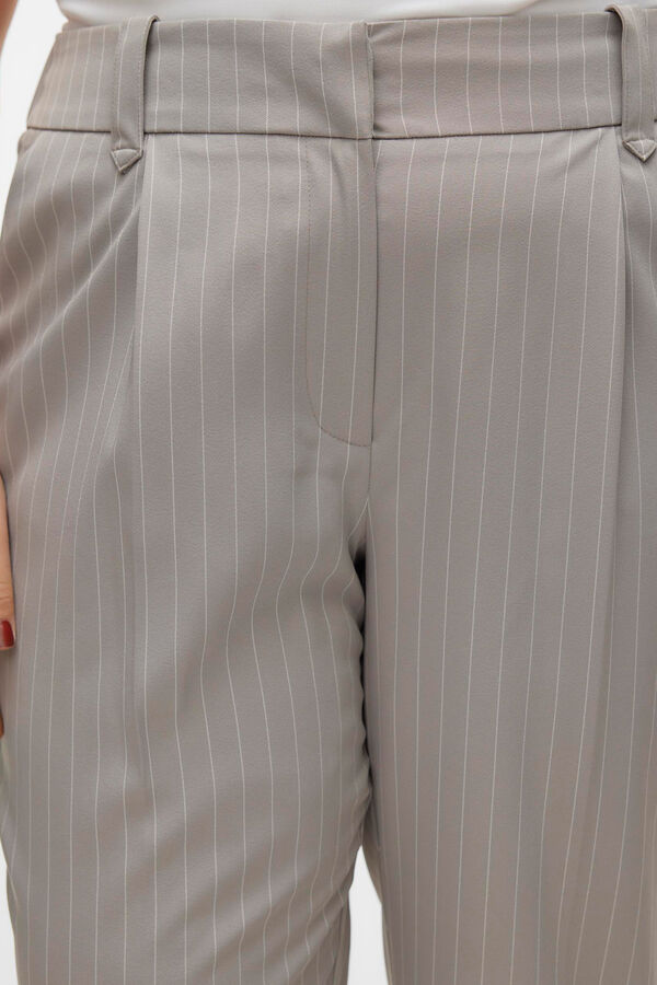 Cortefiel Plus size suit trousers Grey