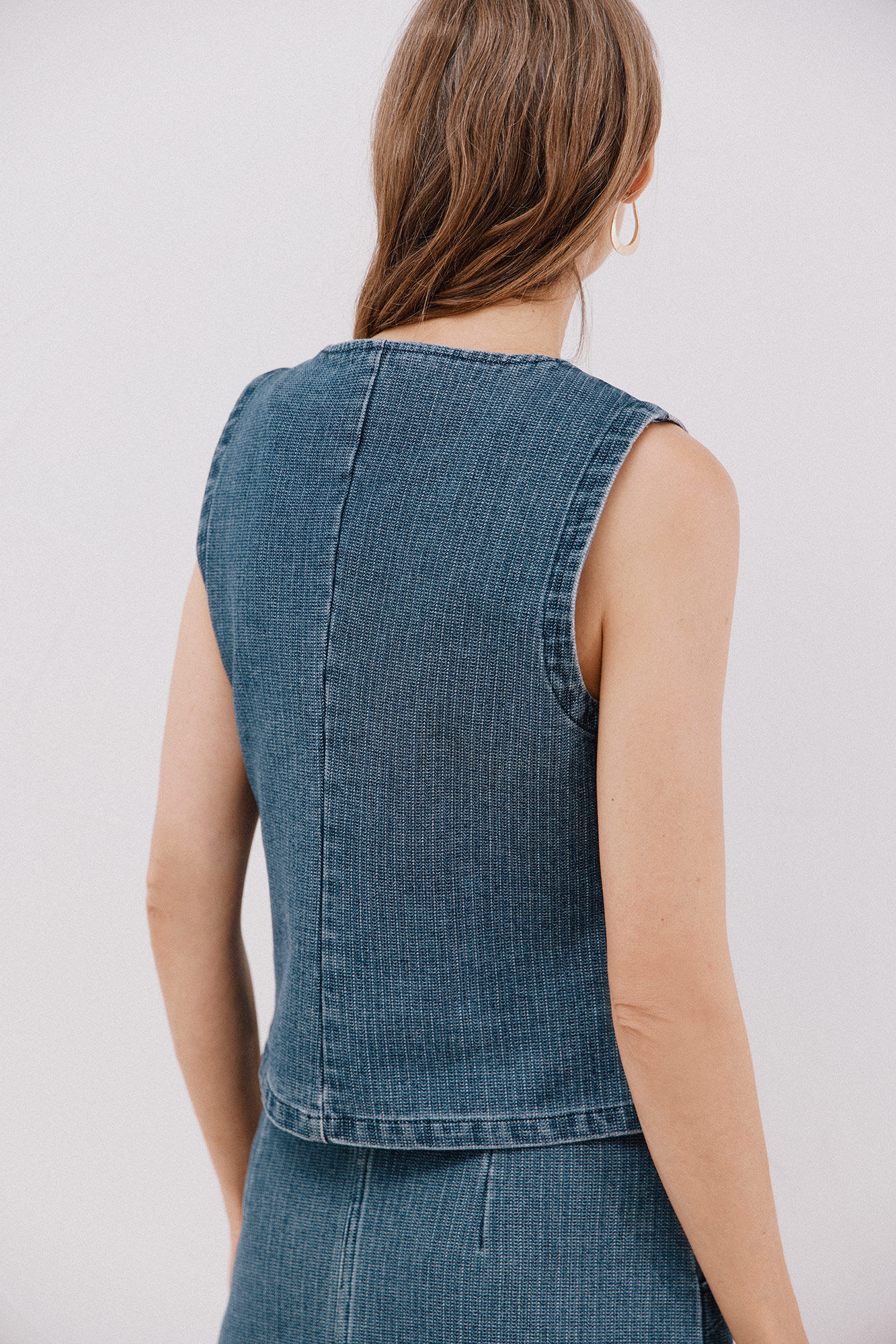 Cortefiel denim vest