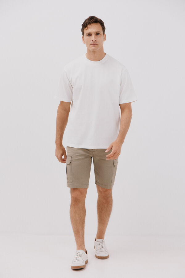 Cortefiel Basic T-shirt White