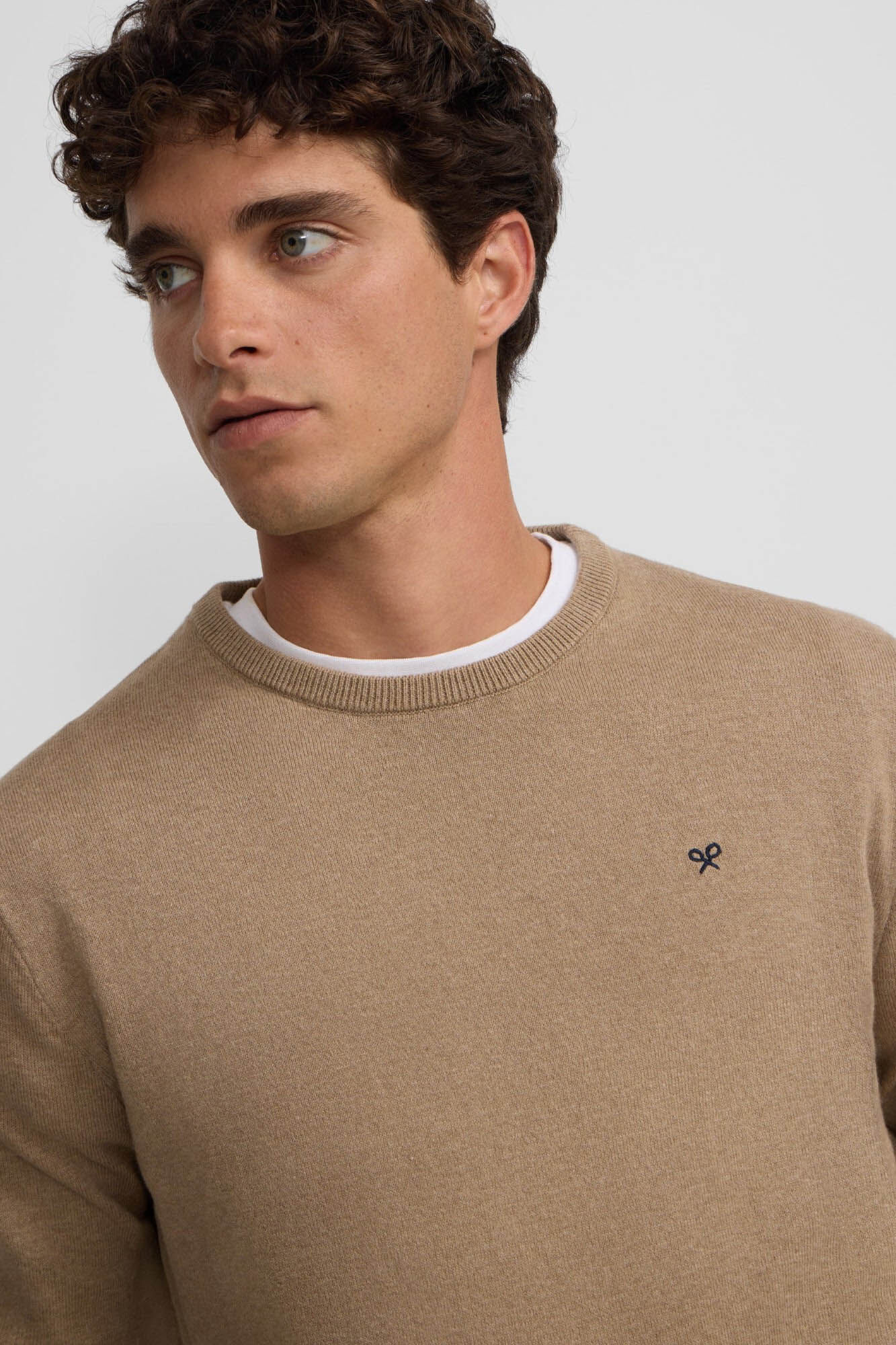 Silbon Camisola cl&aacute;ssico de gola redonda