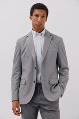 Cortefiel Blazer de malha  Cinzento