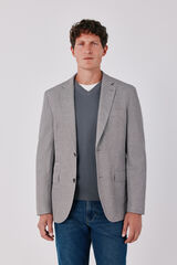 Cortefiel Basic knit blazer Beige