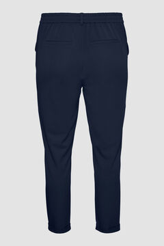 Cortefiel Pantalones de cintura alta curve Azul