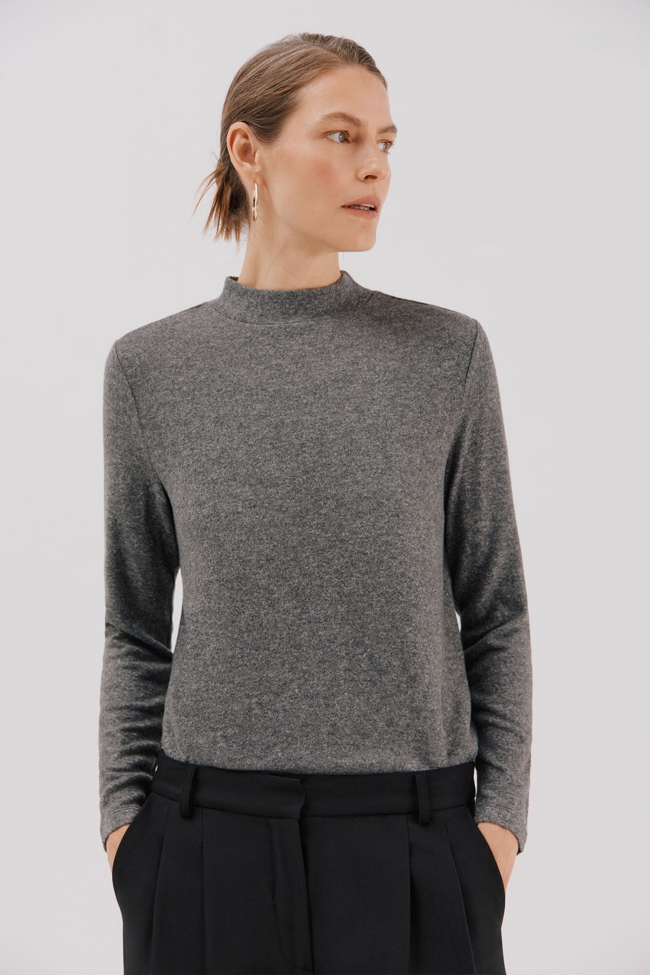 Cortefiel Basic perkins neck t-shirt