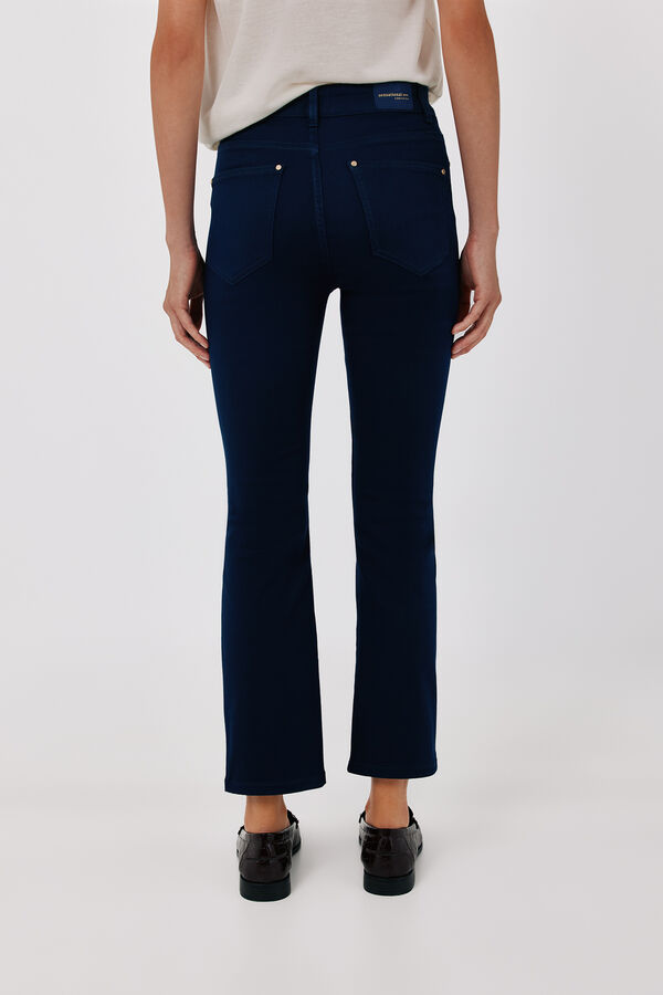 Cortefiel Sensational cropped flare jeans Blue
