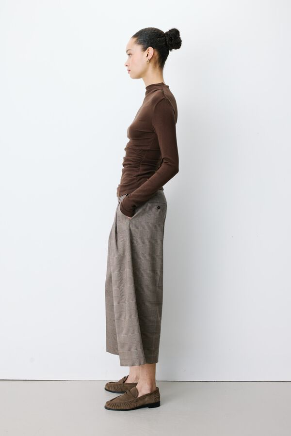 Grace & Mila Aurygny long sleeve T-shirt Dark brown