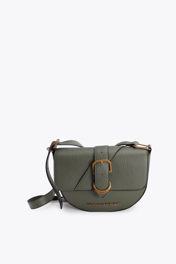 Lola Casademunt Crossbody bag with belt detail Kaki