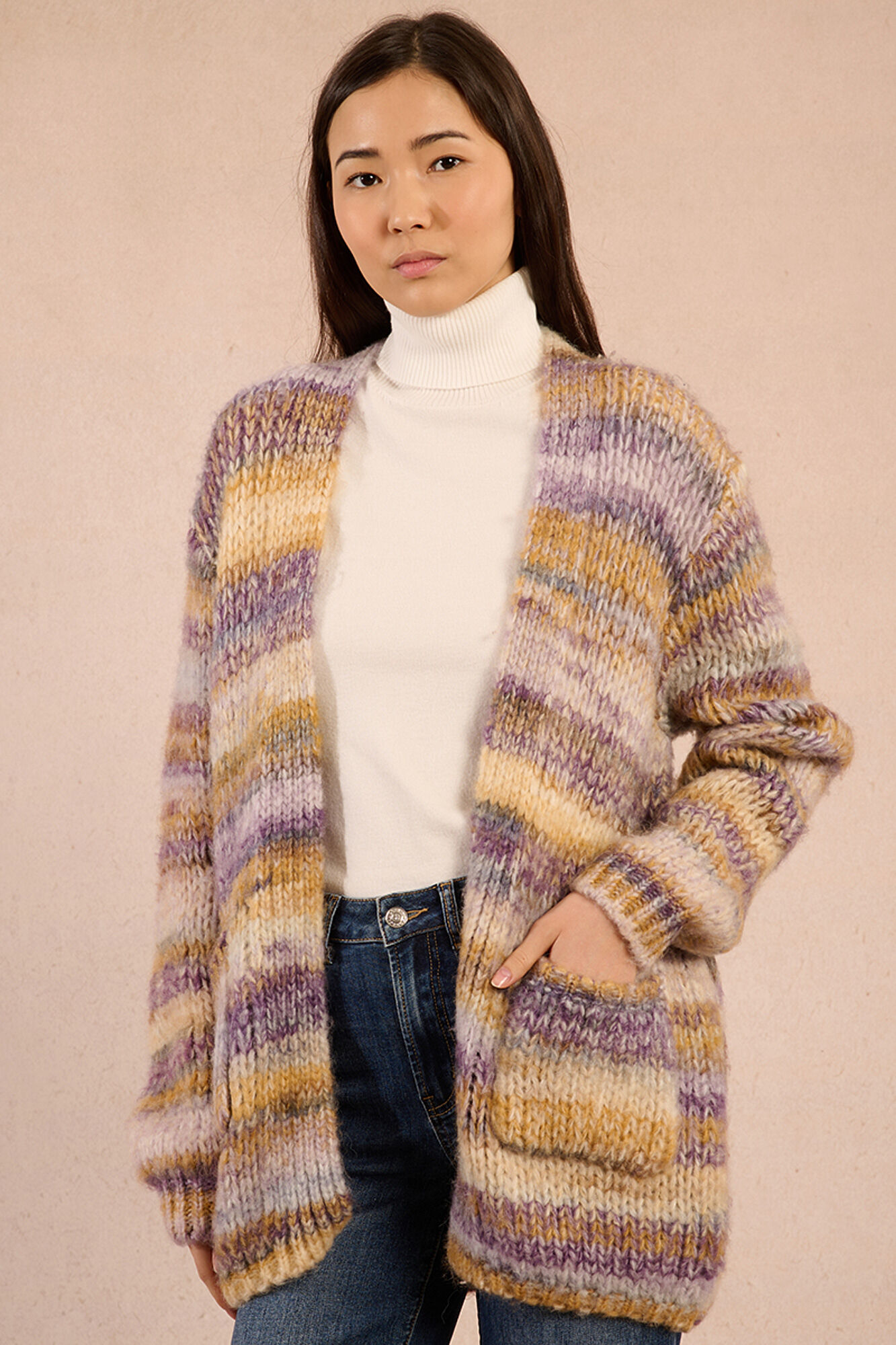 Molly Bracken Estampado riscas manga comprida feminino