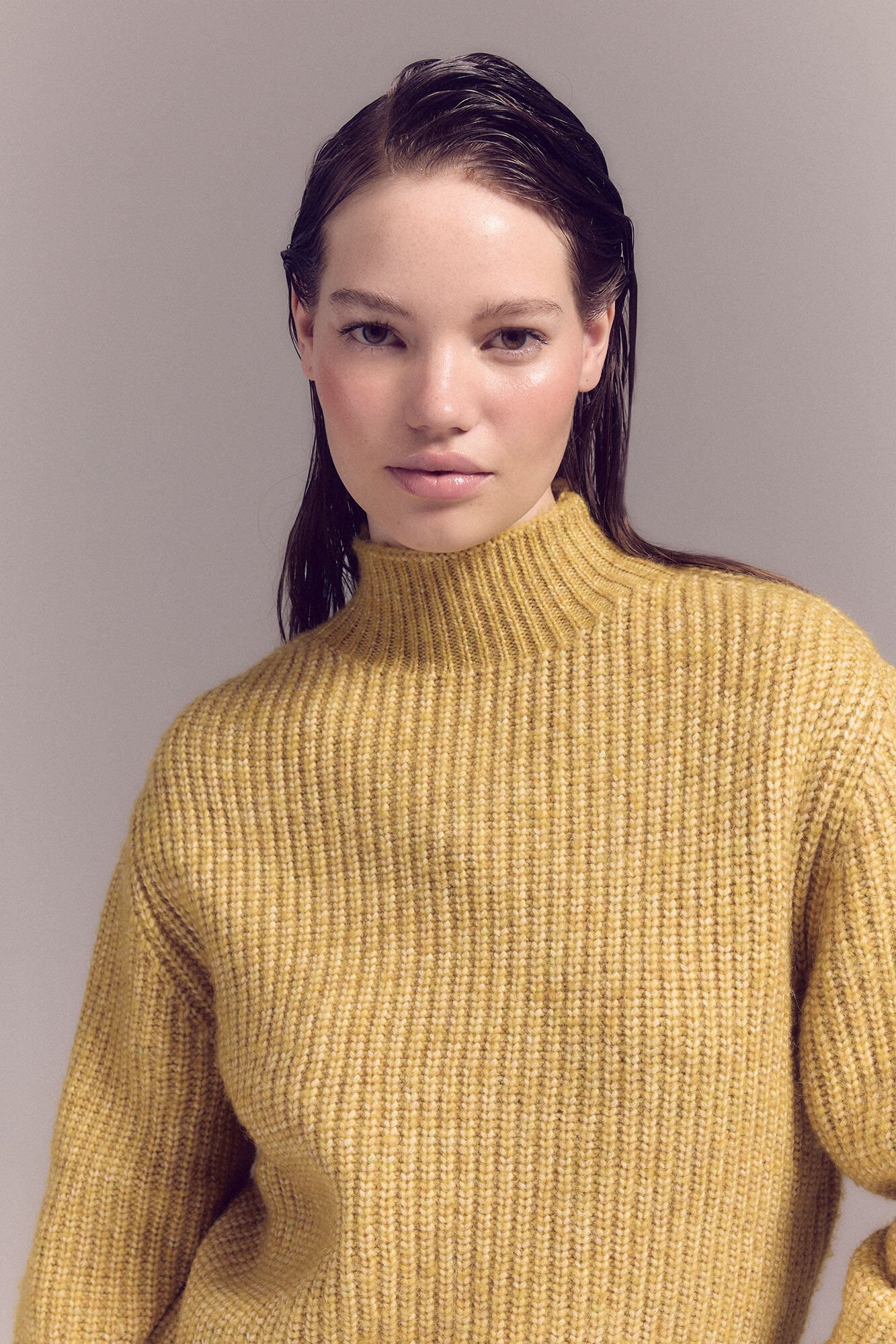 Purl knit jumper Women s jumpers and cardigans Cortefiel