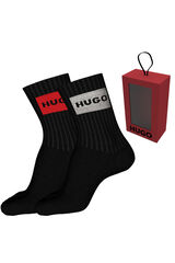 HUGO Pacote com 2 pares de meias Cinzento