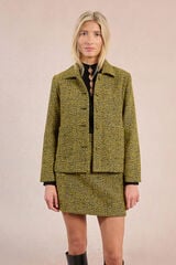 Molly Bracken Casaco curta com estampado discreta Multicolorido