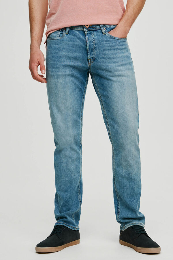 Cortefiel Slim fit jeans Blue