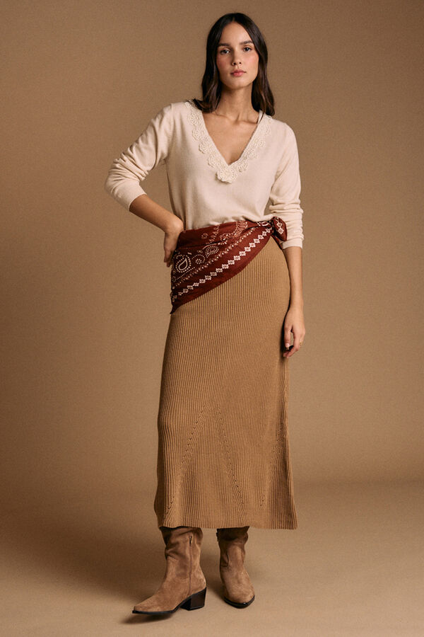 Polín Et Moi Saia longa Miressa Castanho