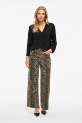 Vila 3/4 sleeve blouse Black