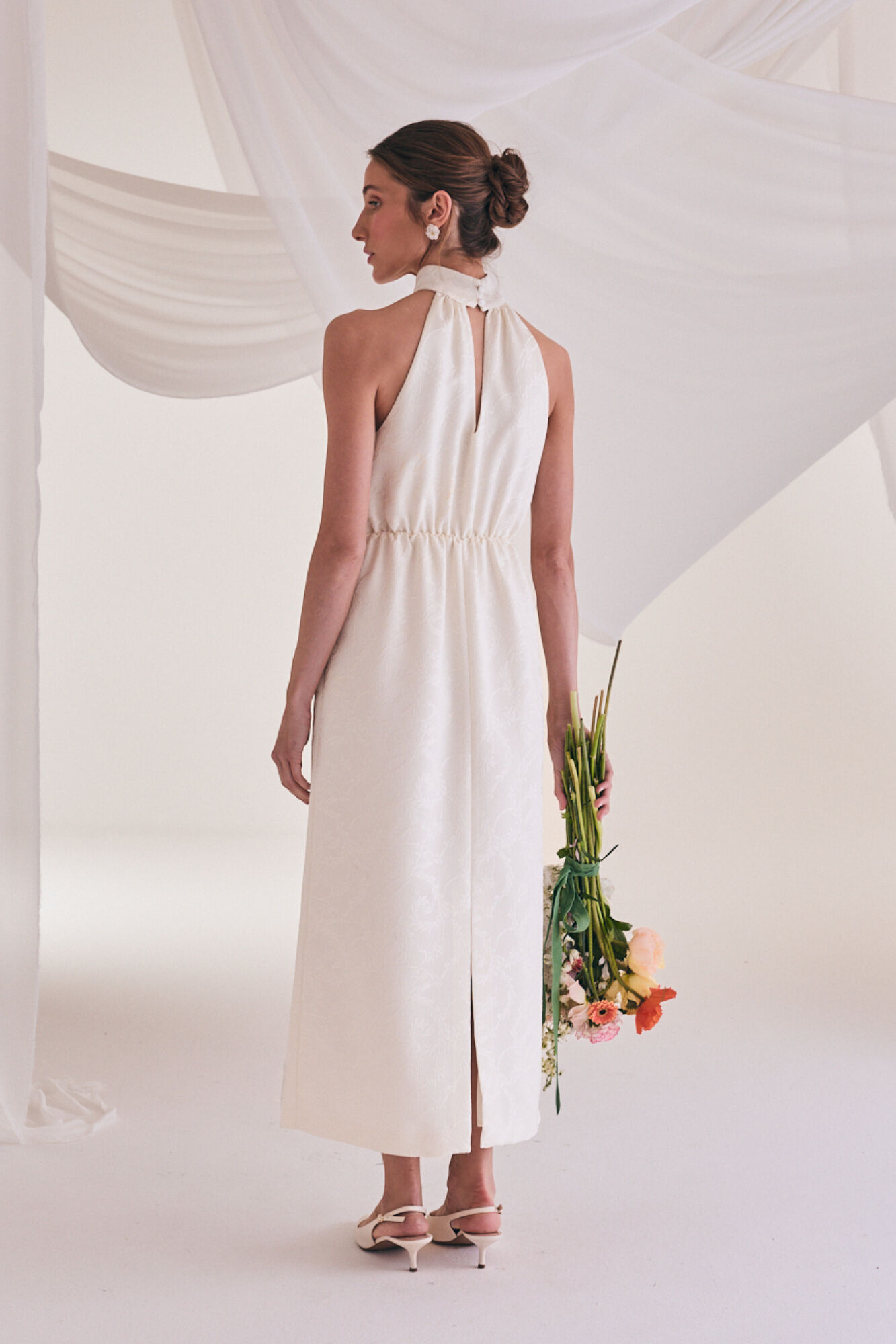 Pol&iacute;n Et Moi Vestido novia Liso