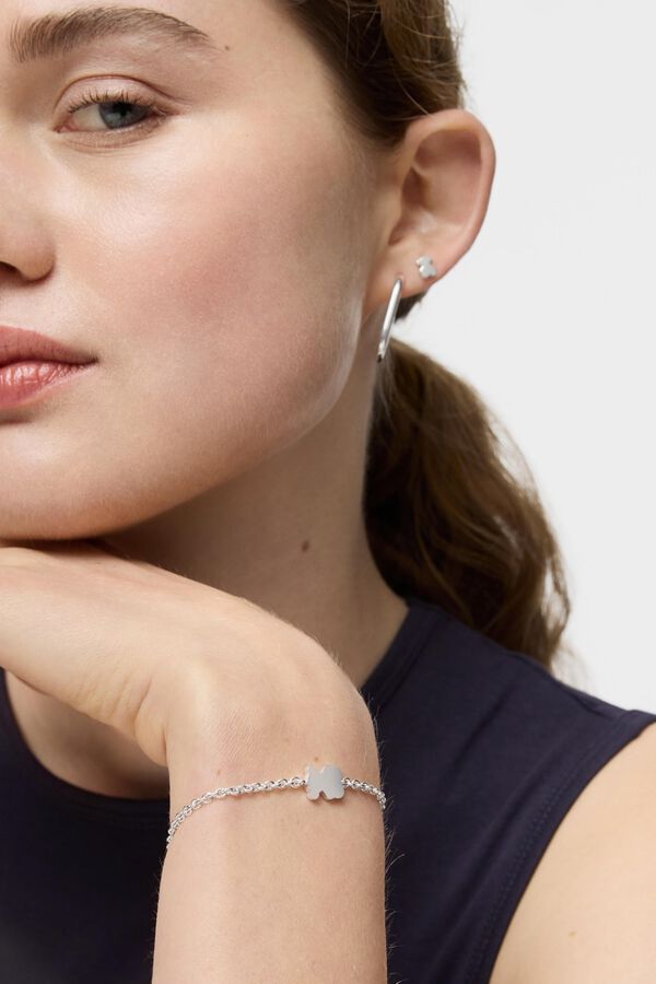 Tous Pulsera cadena plata Sweet Dolls Gris