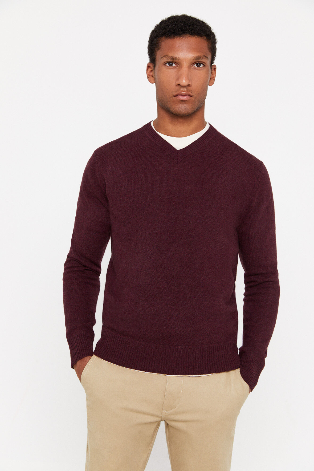Maroon jumper men deals