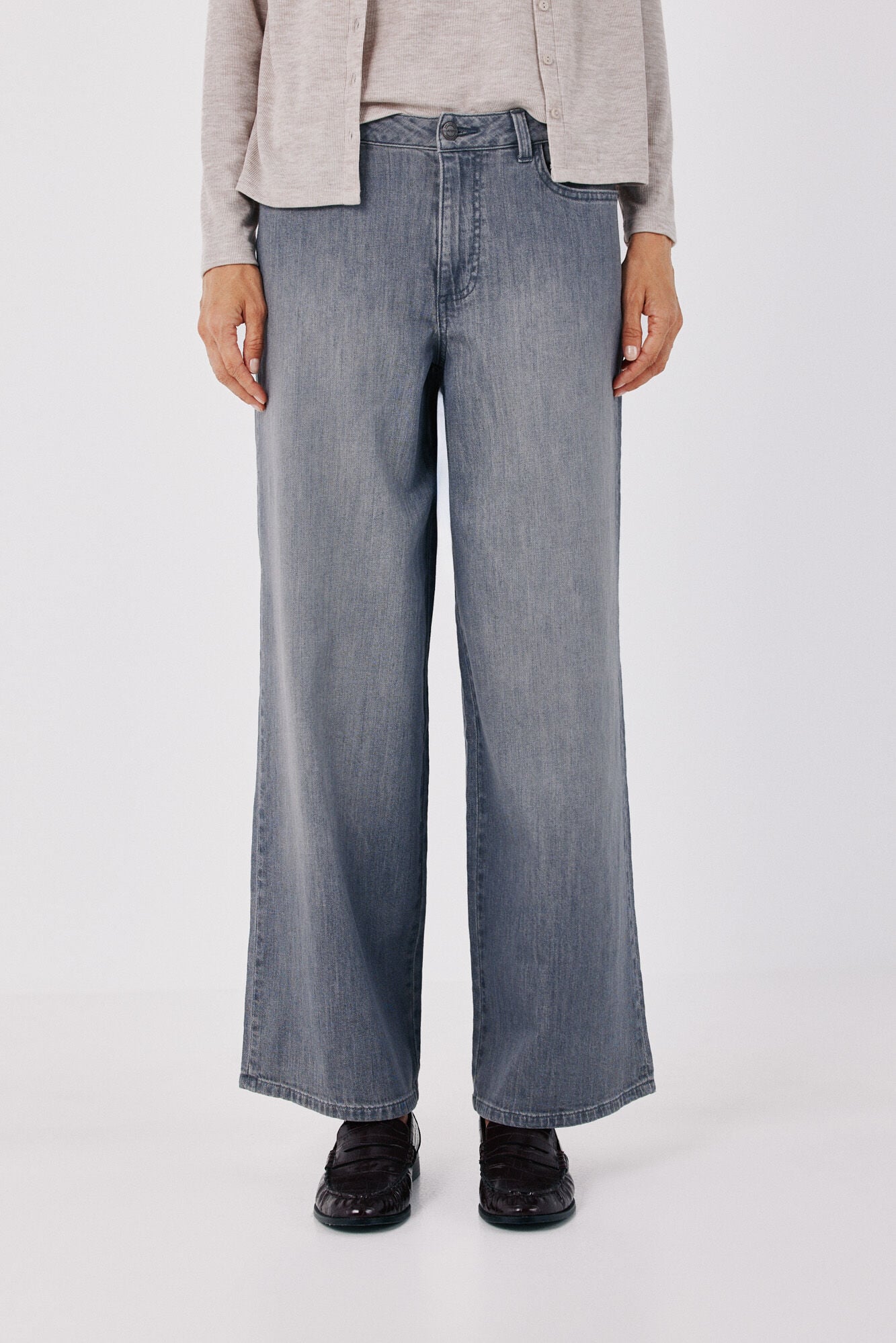 Cortefiel Long palazzo jeans