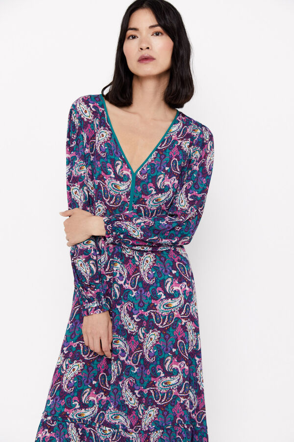 Cortefiel Sustainable printed dress Multicolour
