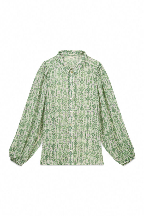 Slowlove Camisa estampada Impressão