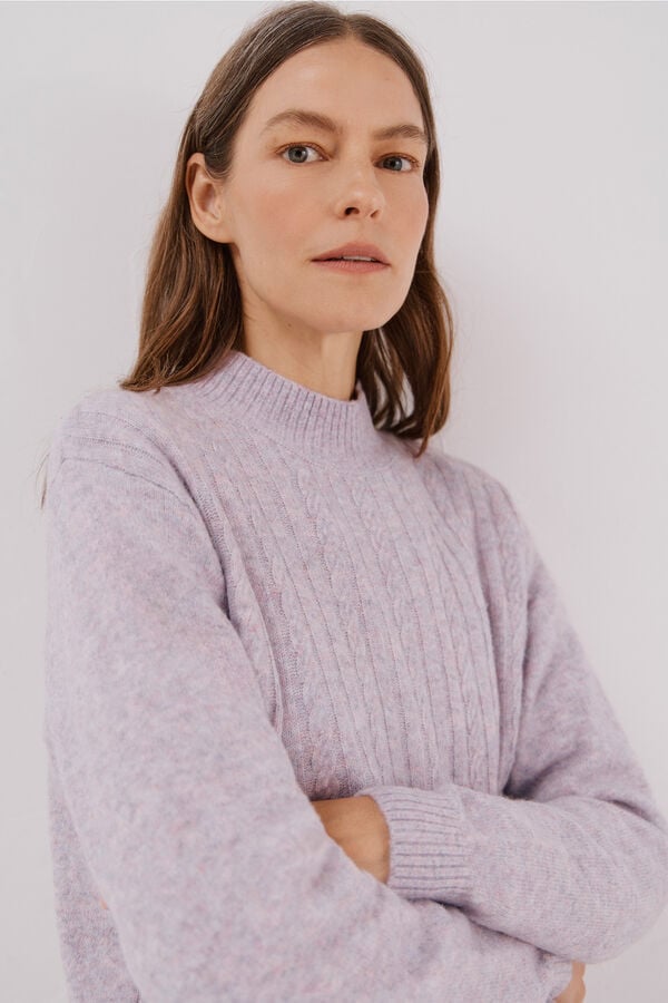 Cortefiel Jersey Perkins braids Lilac