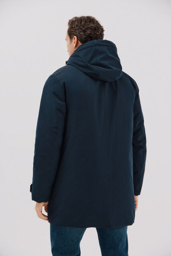 Cortefiel 4-pocket parka Navy
