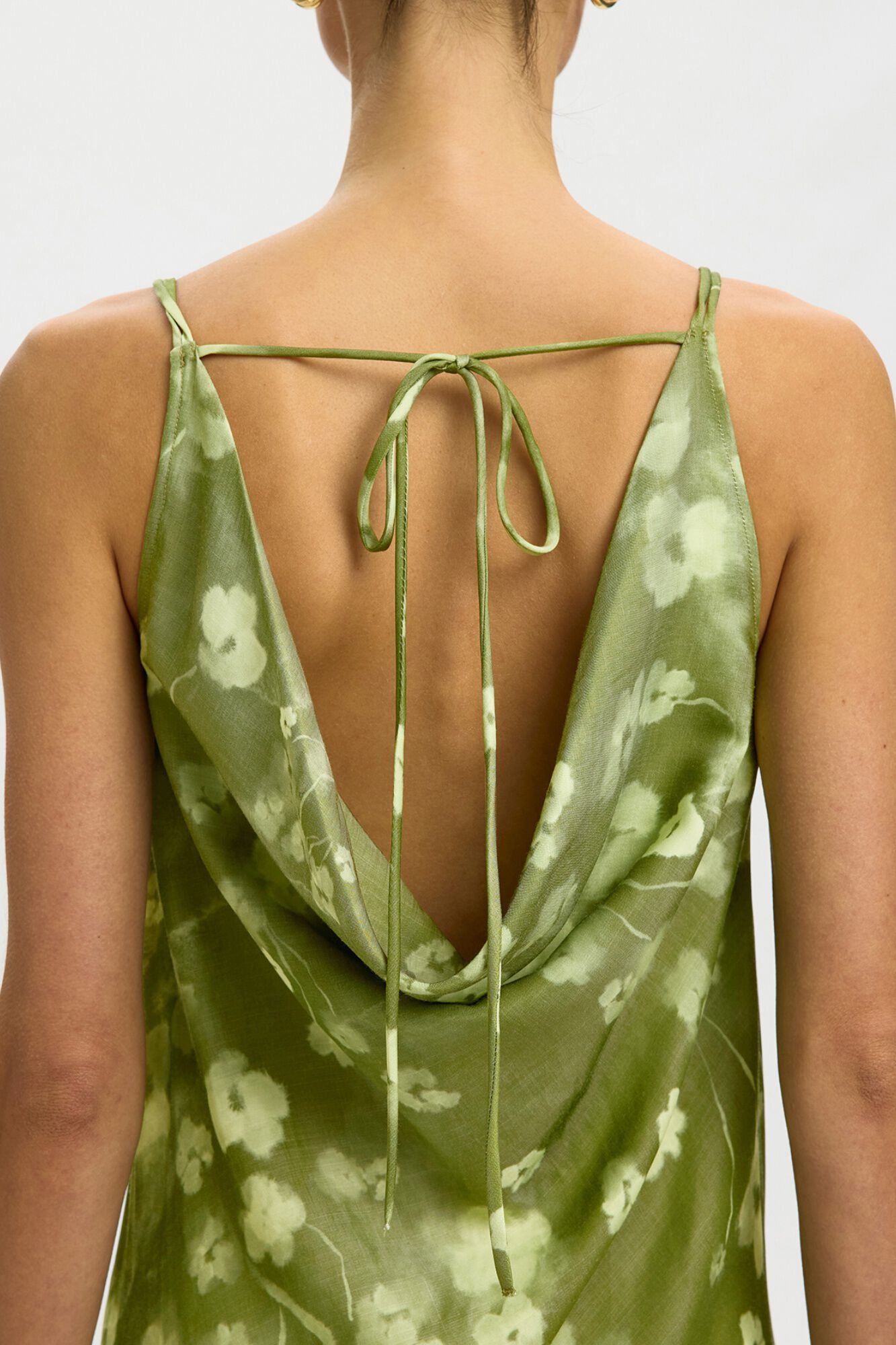 Selected Long thin strap dress