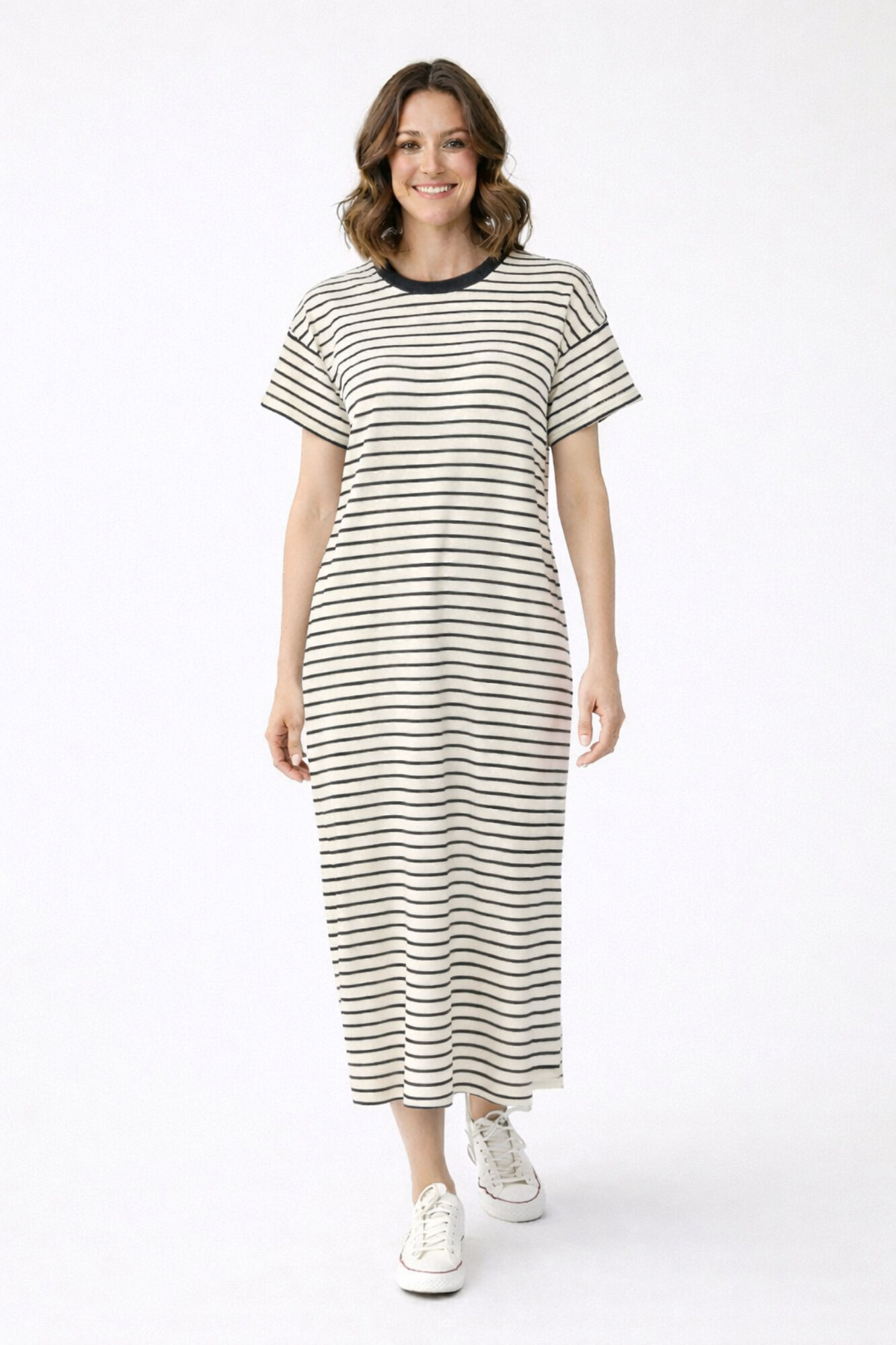 Vila Organic cotton midi dress