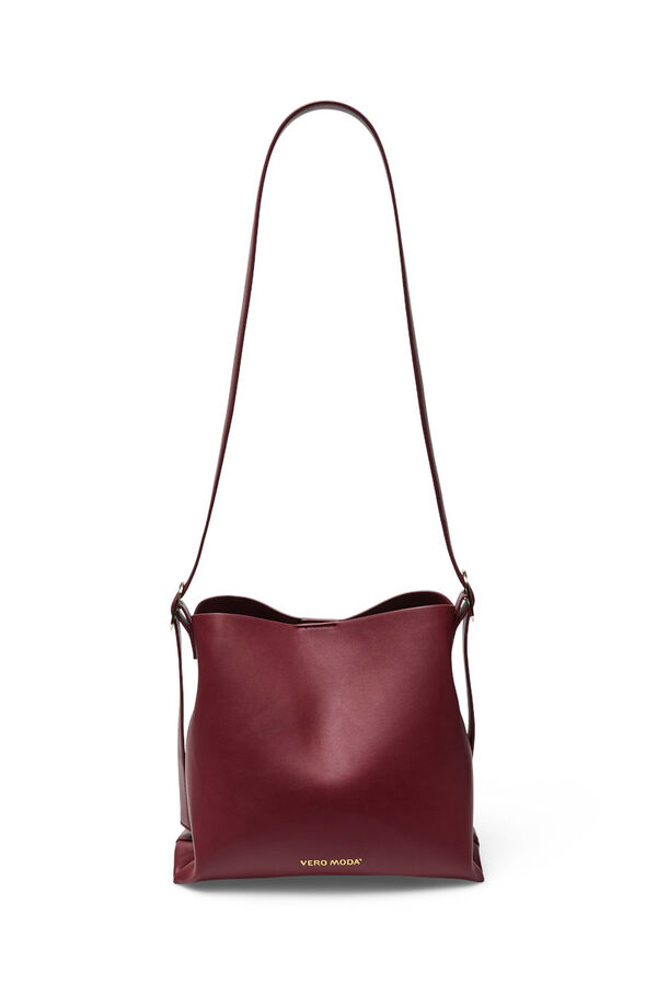 Vero Moda Mala transversal com efeito couro  Vermelho