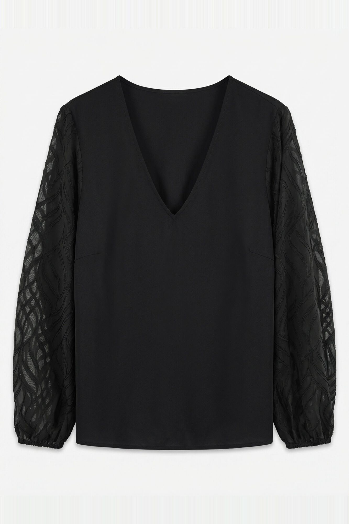 Vero Moda Curve Blusa con encaje en mangas