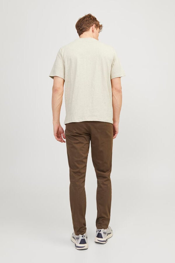 Cortefiel Standard fit T-shirt Brown