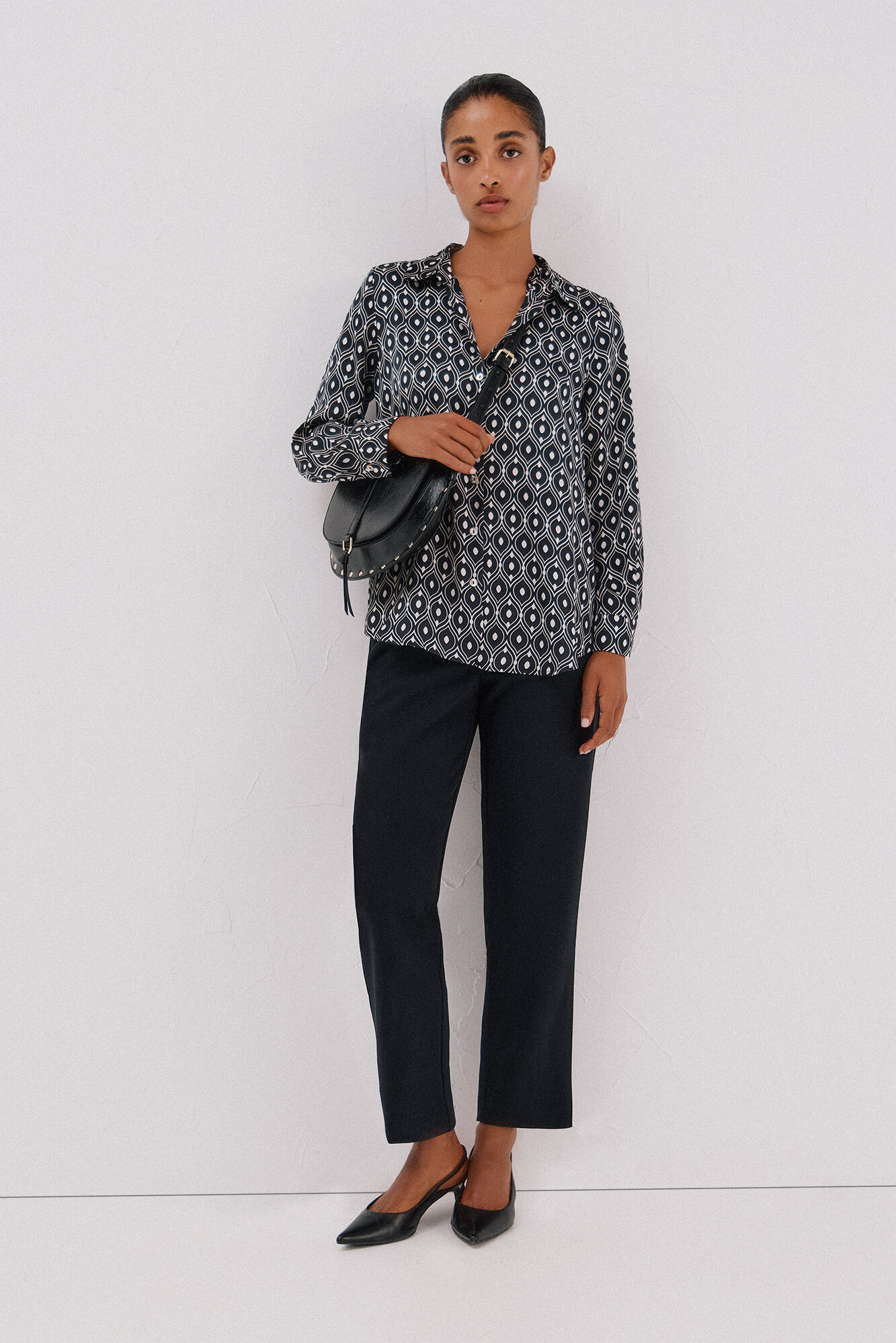 Cortefiel Satin-finish shirt