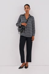Cortefiel Satin-finish shirt Multicolour