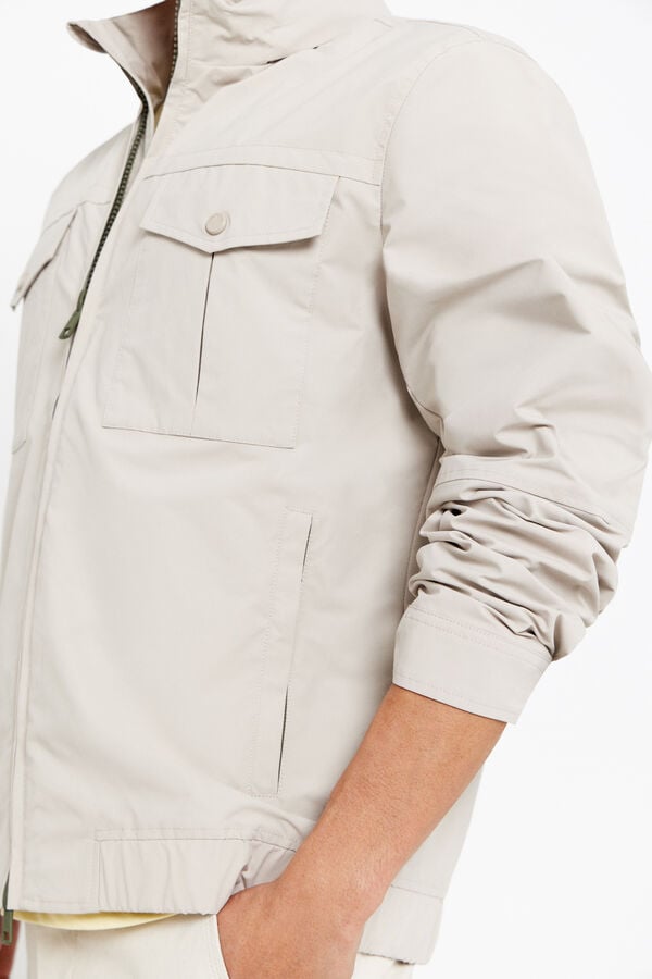 Cortefiel Four-pocket jacket Beige
