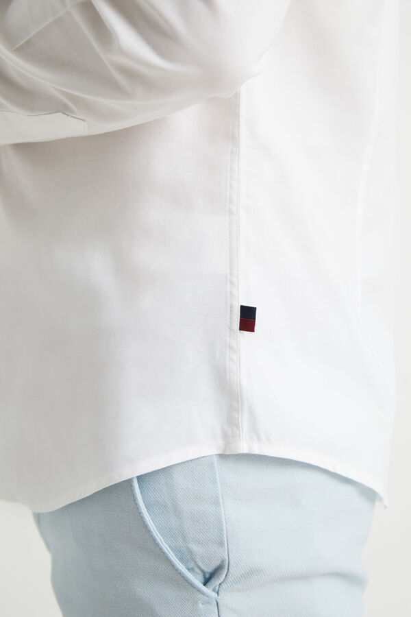 Williot Camisa Oxford Slim Fit Branco