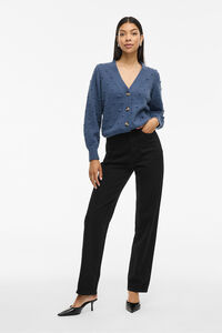 Vila Casaco de malha de malha com malha