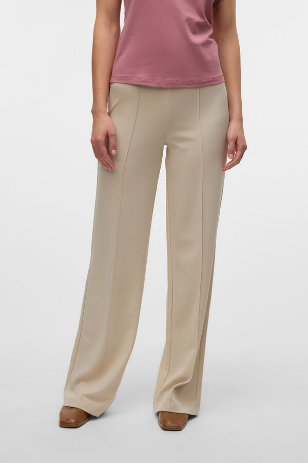 Vero Moda Pantalón de vestir elástico Gris