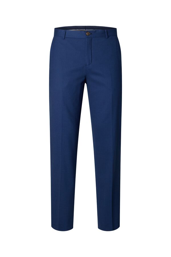 Selected Cal&ccedil;as de fato Slim Fit Azul