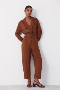 Cortefiel Rustic flap jumpsuit