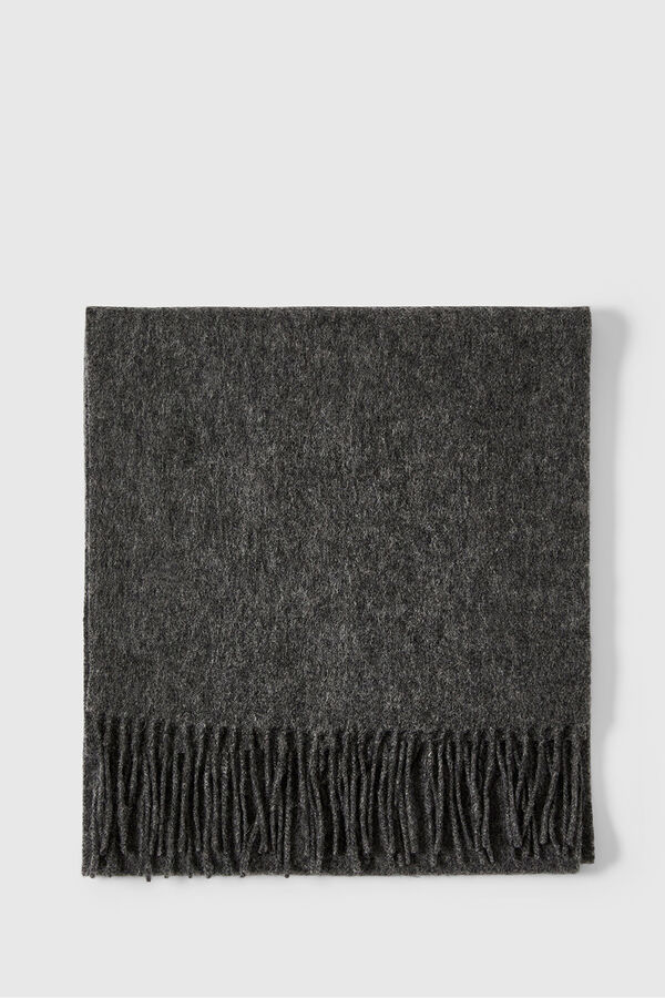 Selected Bufanda 100% lana RWS. Gris