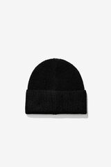 Vilanova Boné canelado com strass Preto