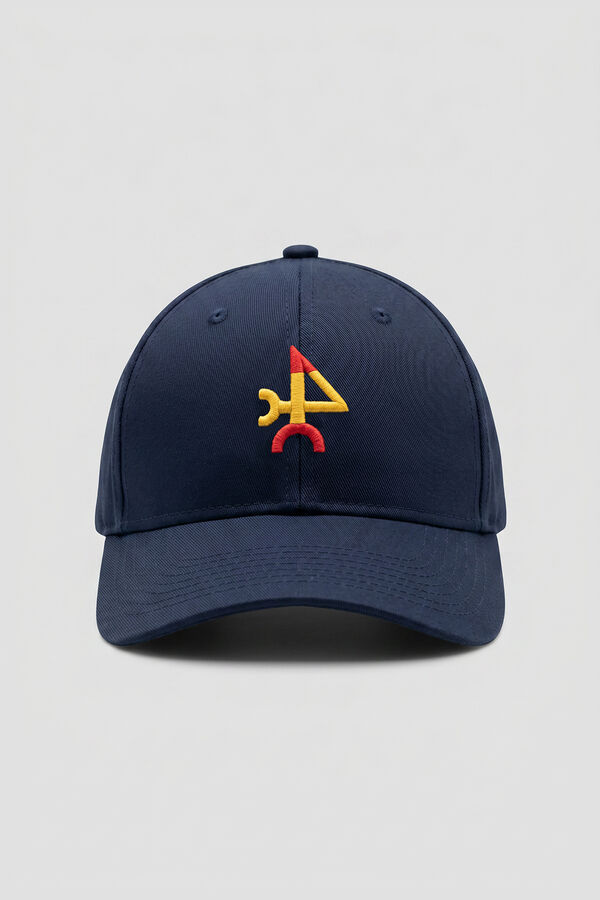 Valecuatro Bon&eacute; com logo Valecuatro Espanha Azul