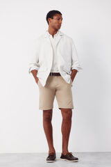 Cortefiel Chino Bermuda shorts Beige