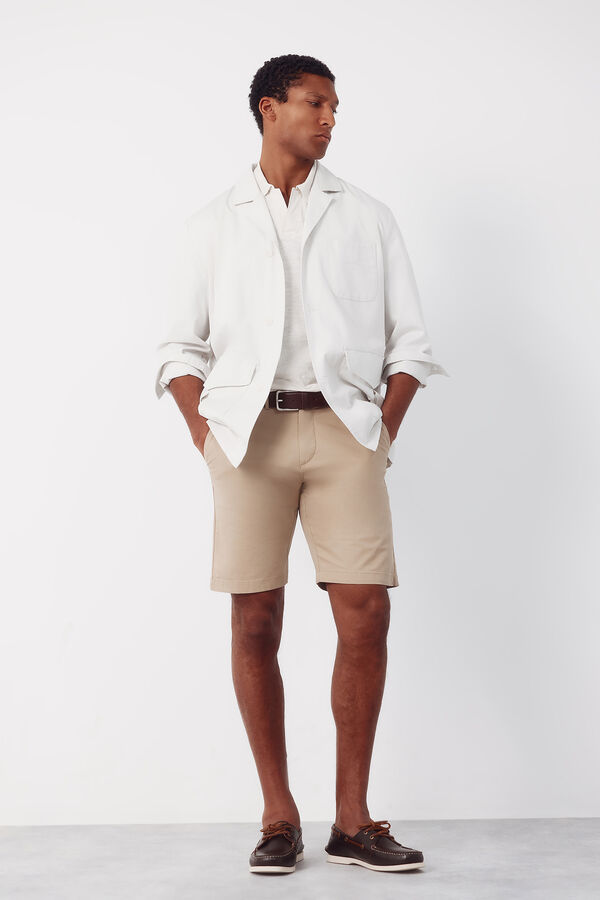 Cortefiel Chino Bermuda shorts Beige