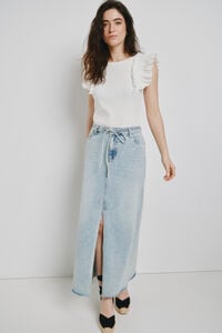 Vero Moda Saia comprida em denim