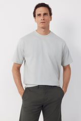 Cortefiel Plain T-shirt Blue