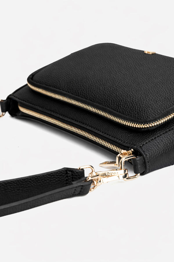 Vilanova Crossbody bag with pocket Black