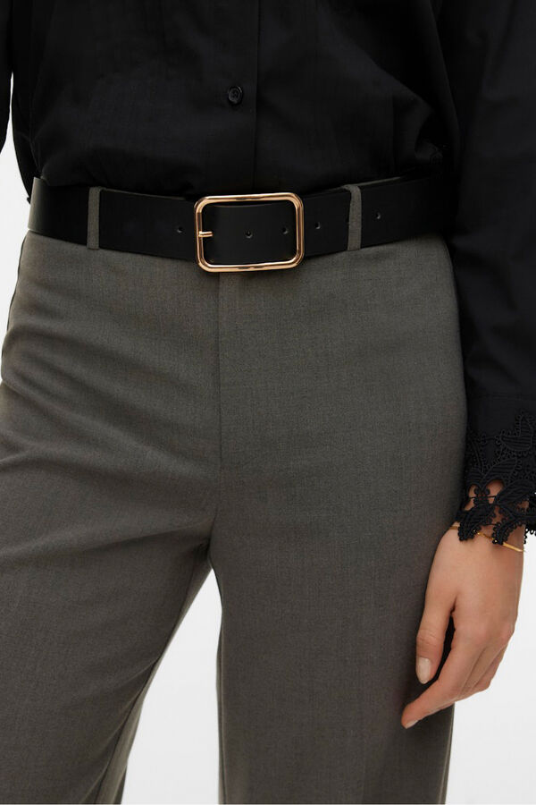 Vero Moda Cal&ccedil;a reta de alfaiataria Cinzento